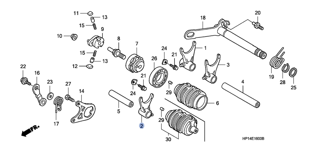Honda OEM part 24212-HP1-670