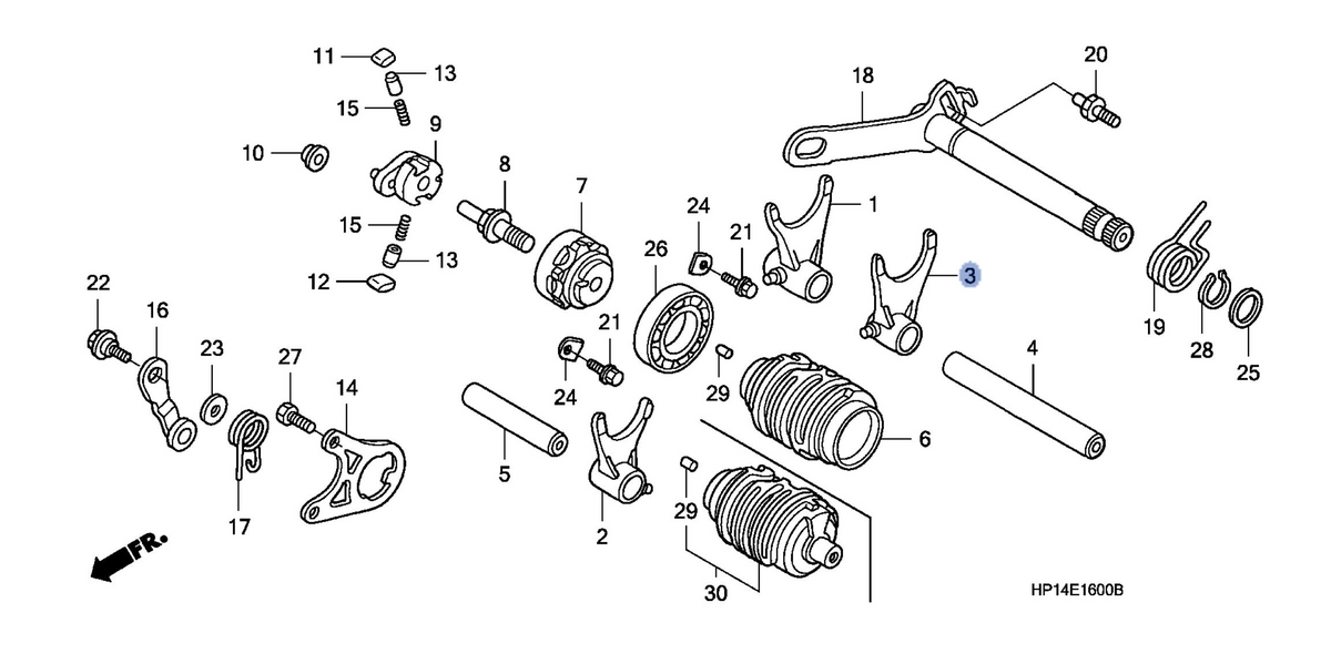 Honda OEM part 24221-MEY-671