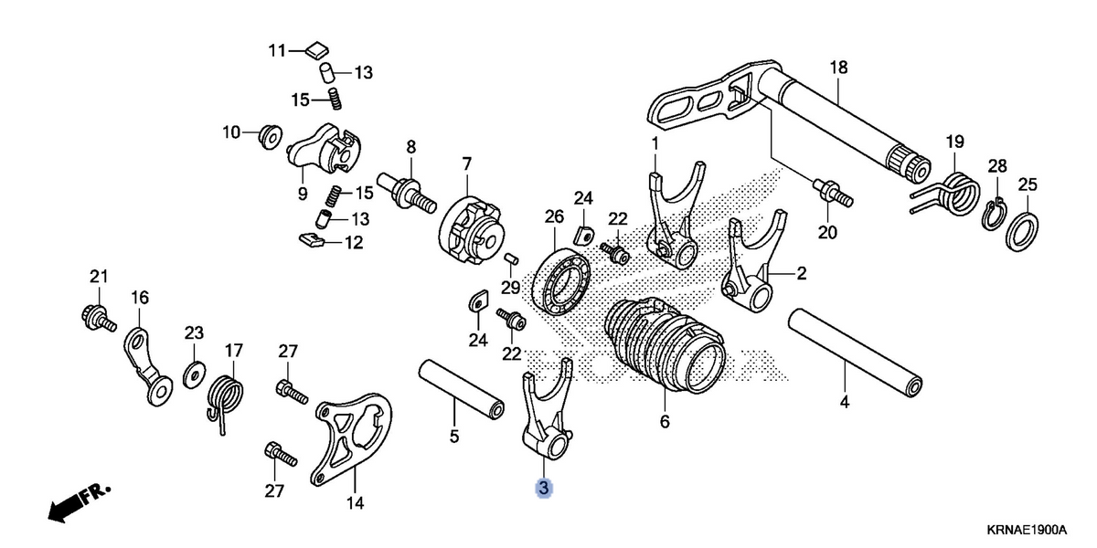 Honda OEM part 24231-KRN-A40