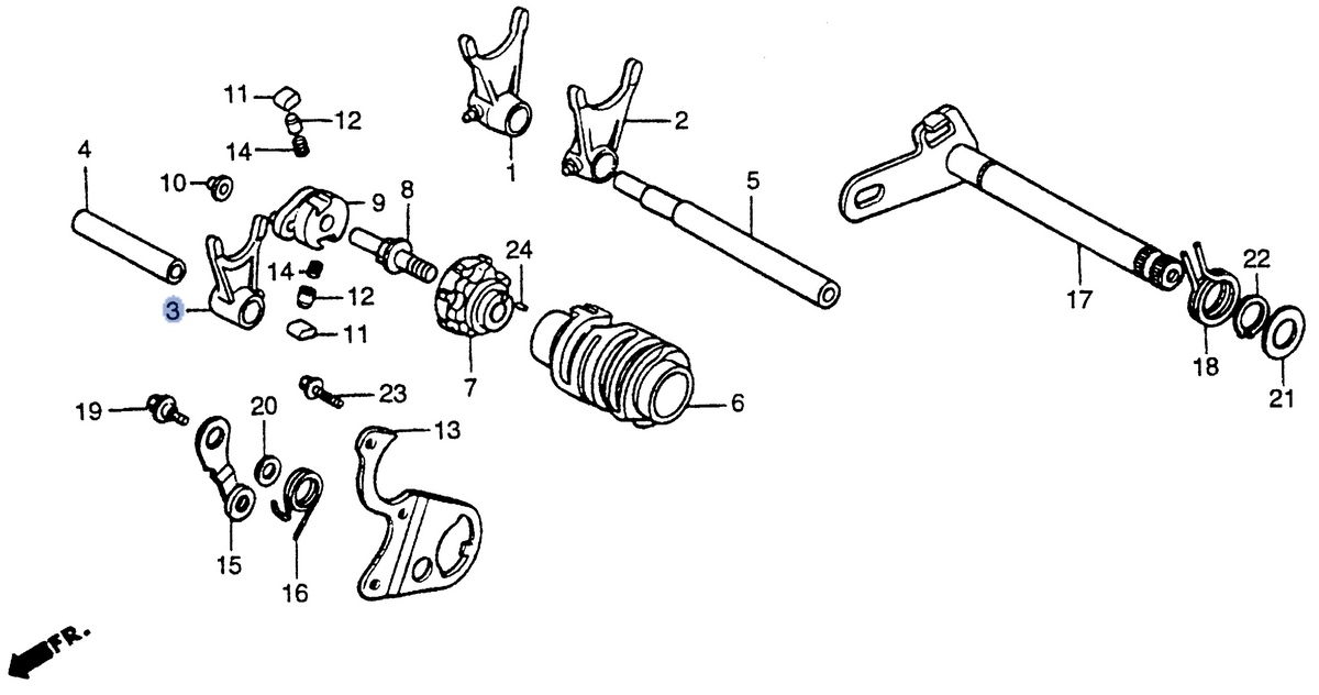 Honda OEM part 24231-MEN-730