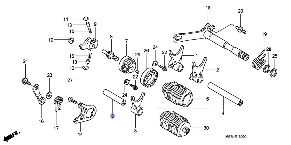 Honda OEM part 24242-MEN-730