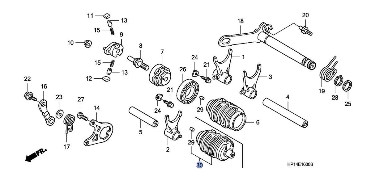 Honda OEM part 24310-HP1-600