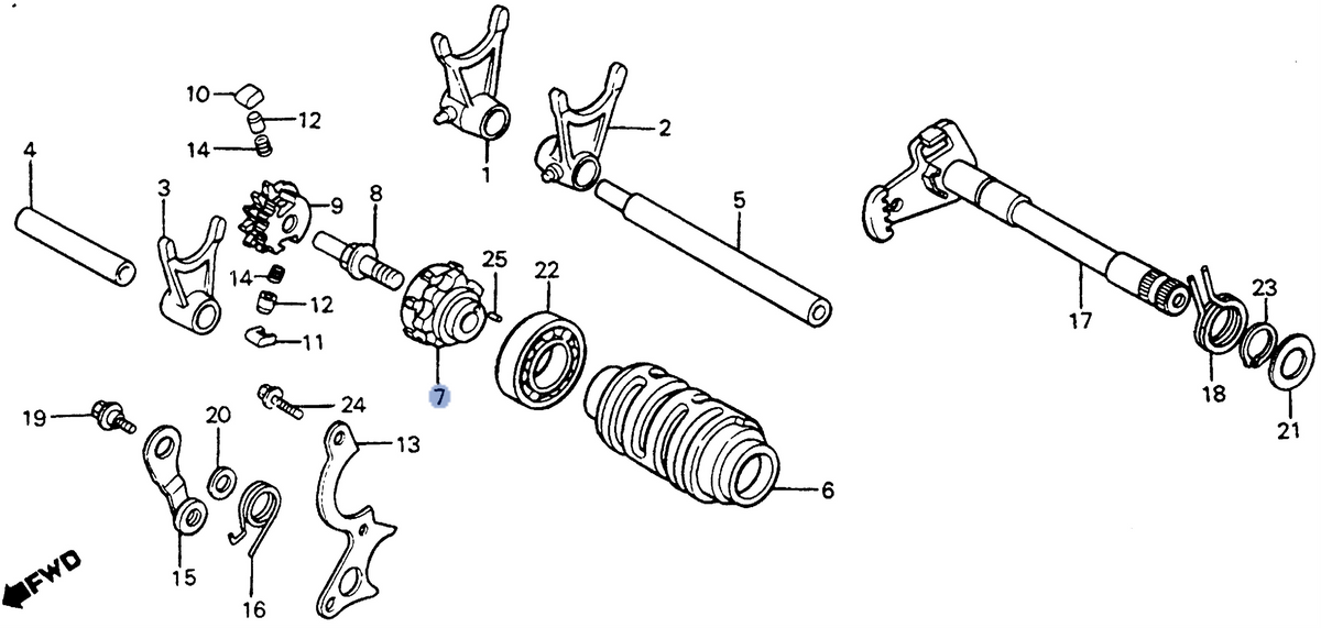 Honda OEM part 24312-KA3-741