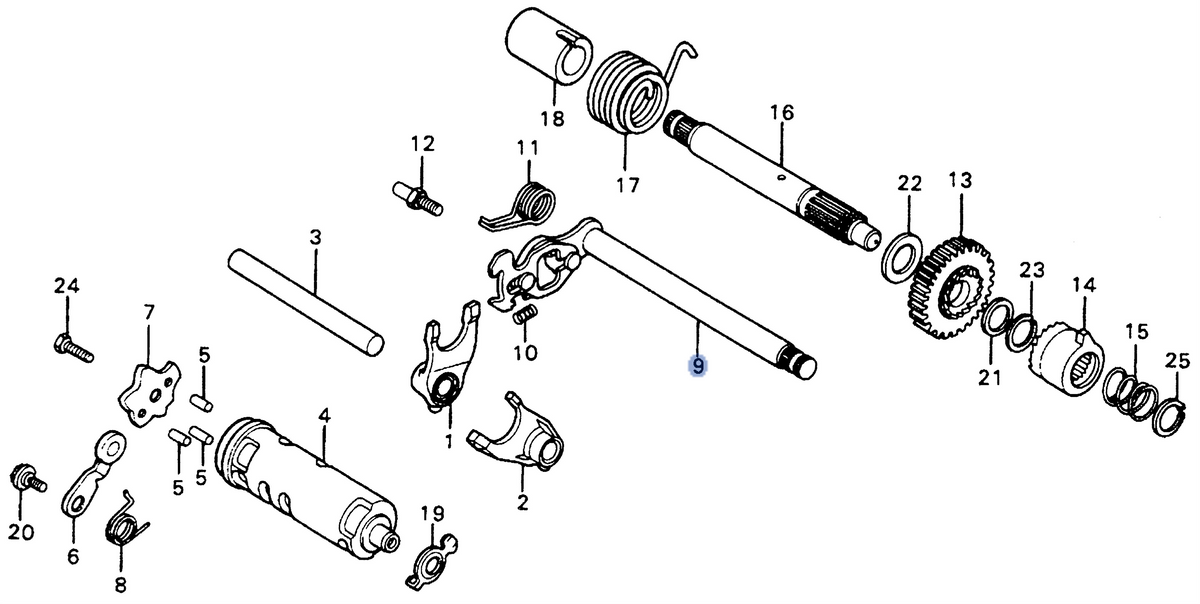 Honda OEM part 24610-149-020