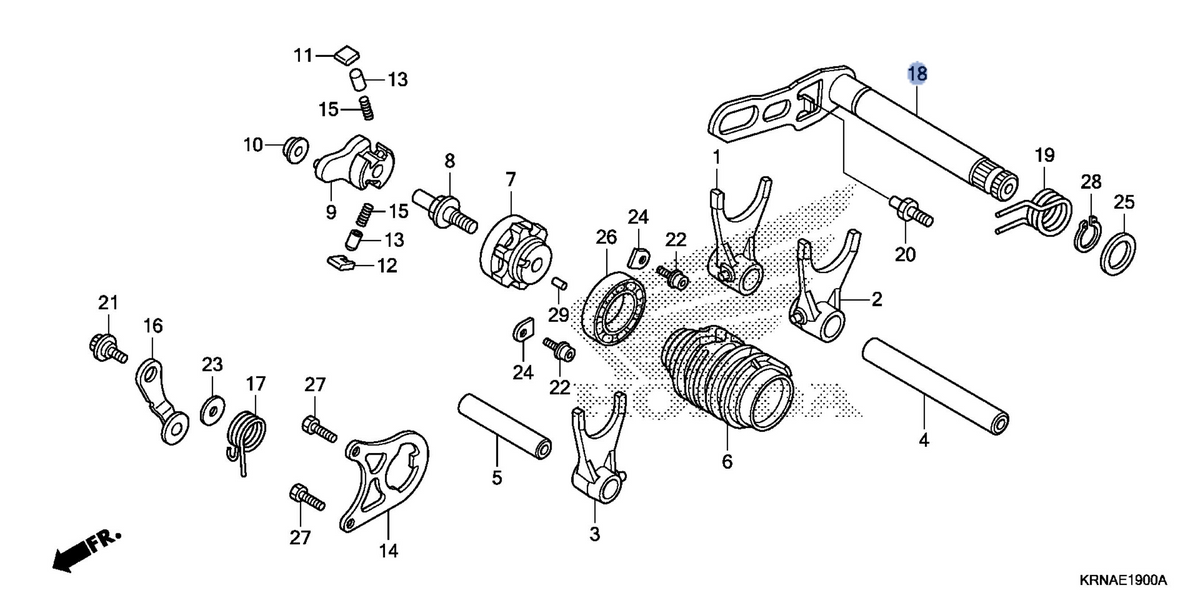 Honda OEM part 24610-KRN-A41