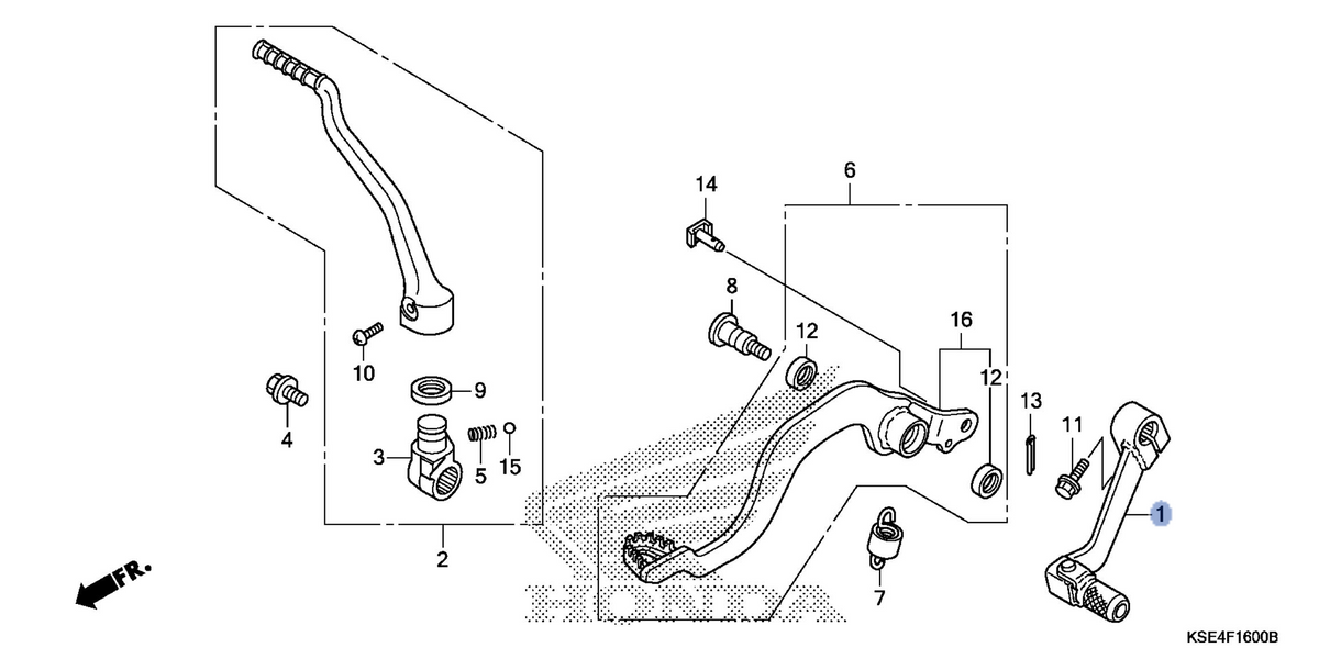 Honda OEM part 24700-KSE-305