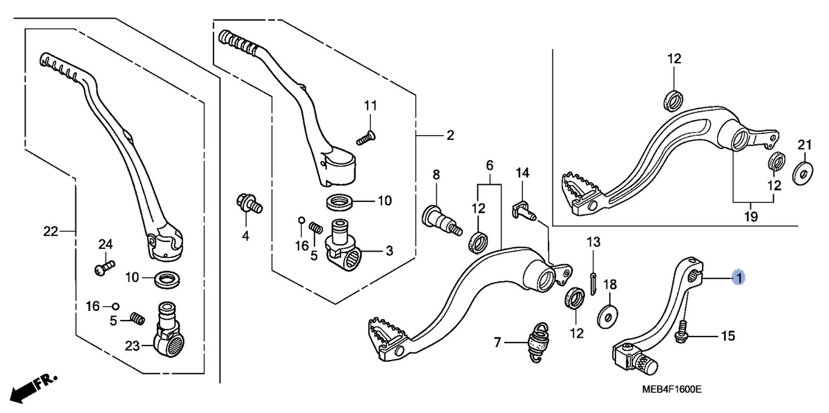 Honda OEM part 24700-MEN-A00