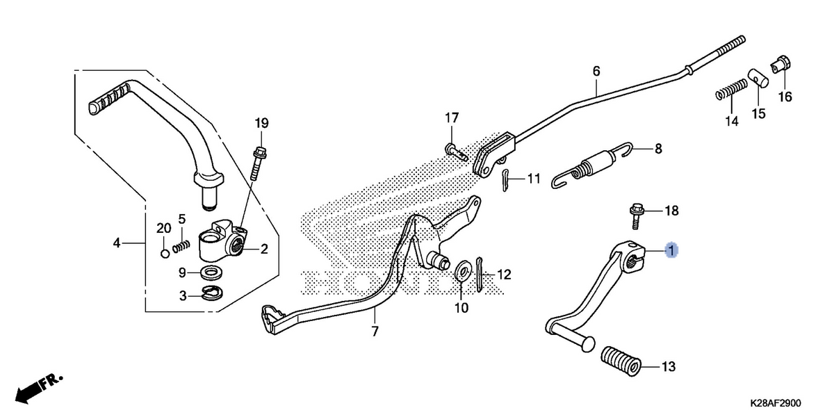 Honda OEM part 24701-K28-910