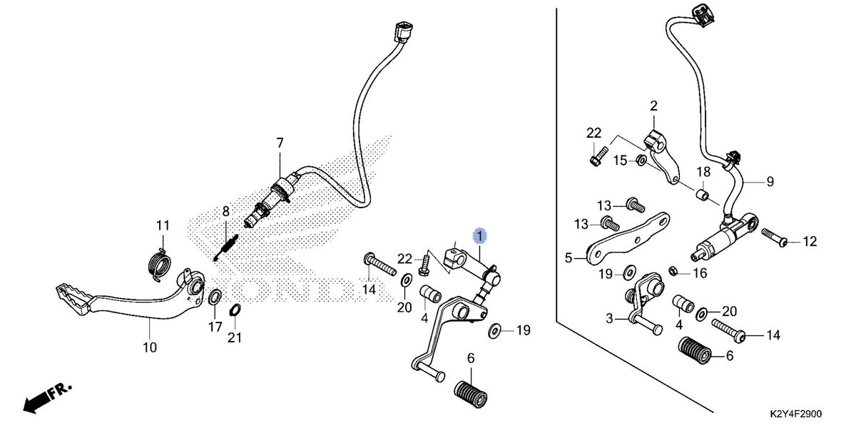 Honda OEM part 24705-K87-A00