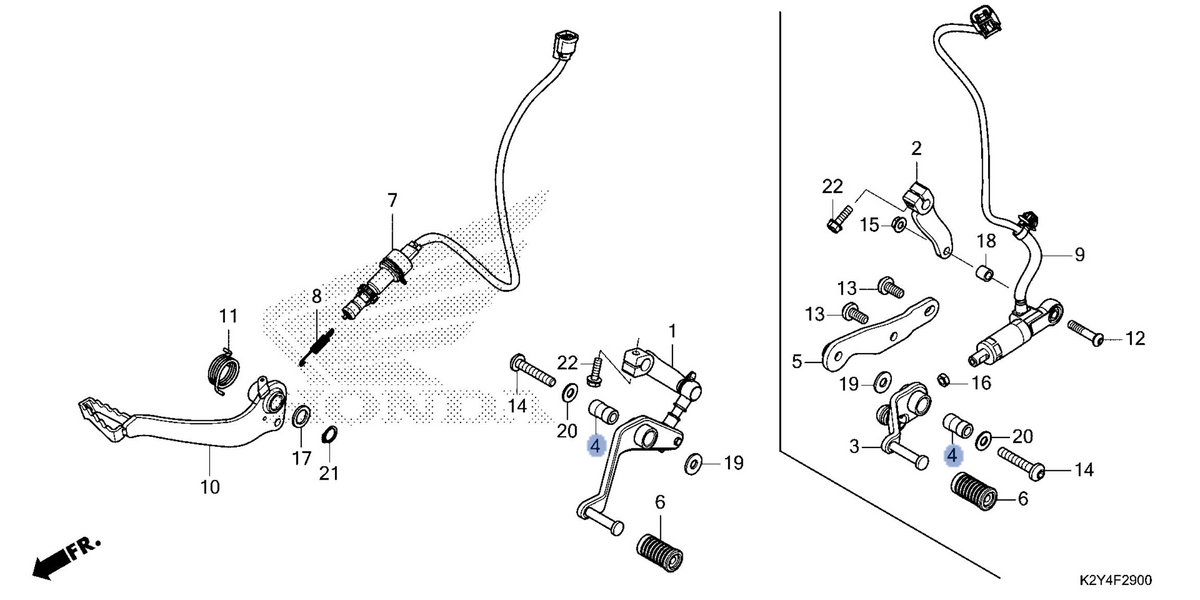 Honda OEM part 24731-K87-A00
