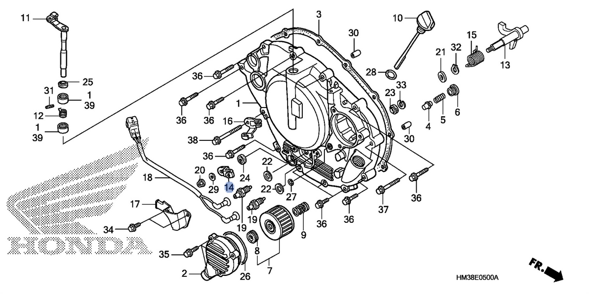 Honda OEM part 24865-HC0-000