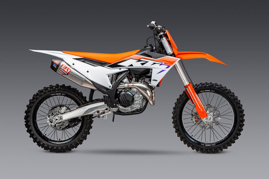 KTM/Husqvarna 250/350/450 23-26 RS-12 Stainless Slip-On Exhaust, w/ Aluminum Muffler - 262542S320