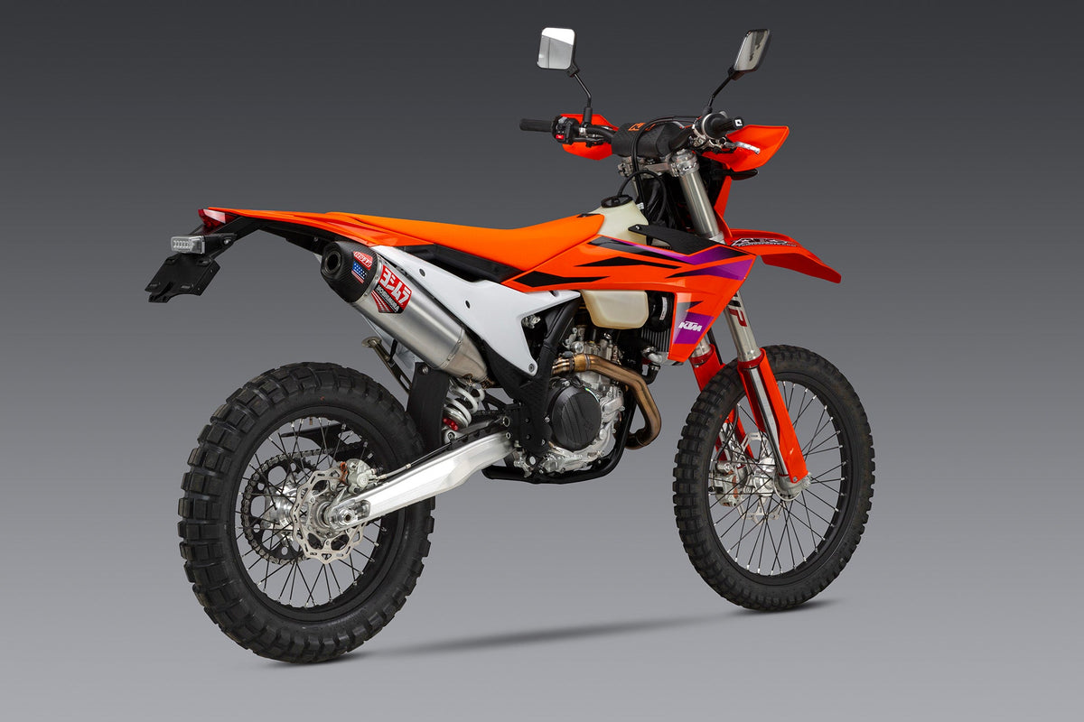 KTM 500EXC-F/350EXC-F 24-26 RS-12 Stainless Slip-On Exhaust, w/ Aluminum Muffler - 265022S320