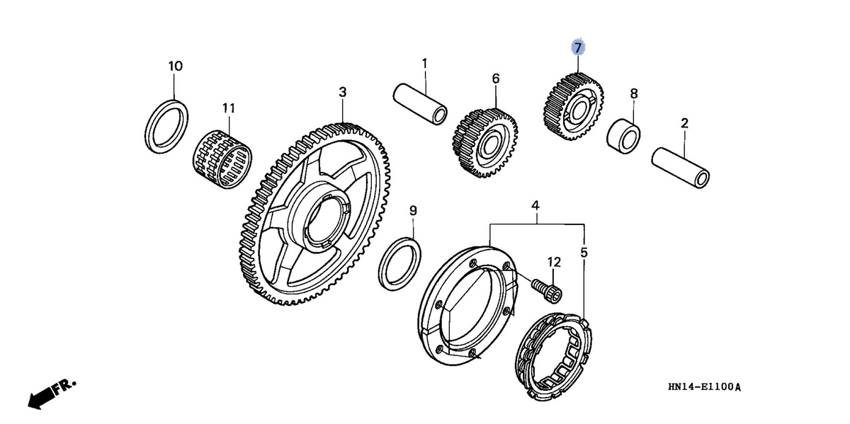Honda OEM part 28141-HN1-000