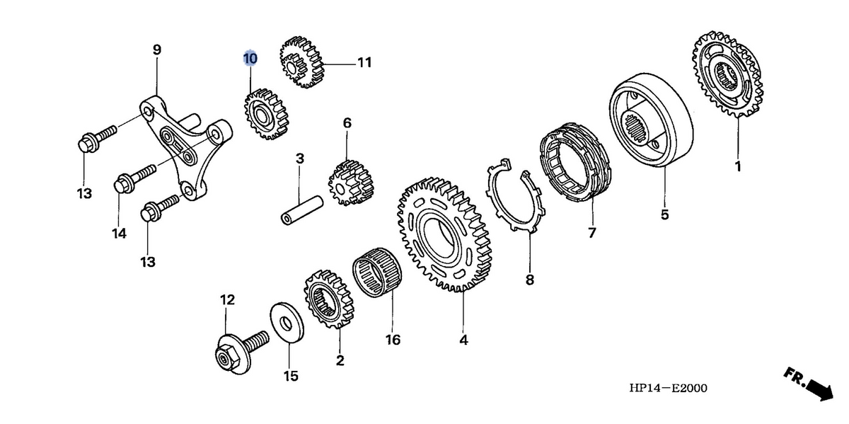 Honda OEM part 28141-MEY-670