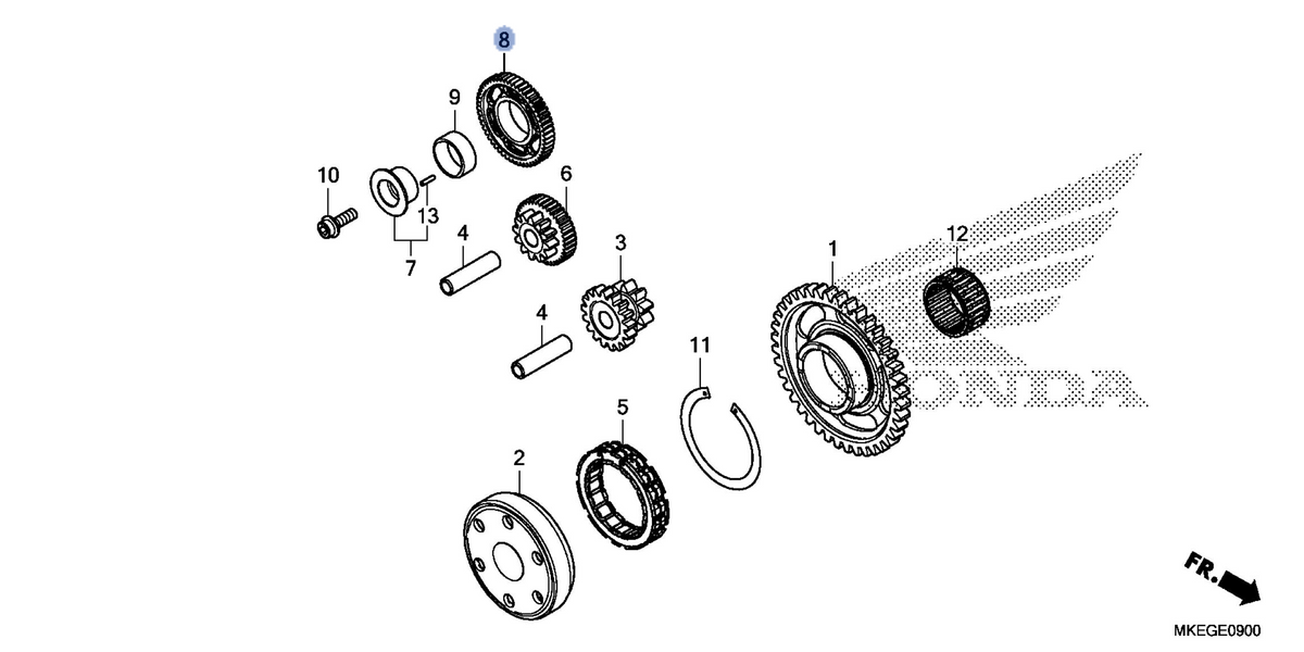 Honda OEM part 28141-MKE-A10