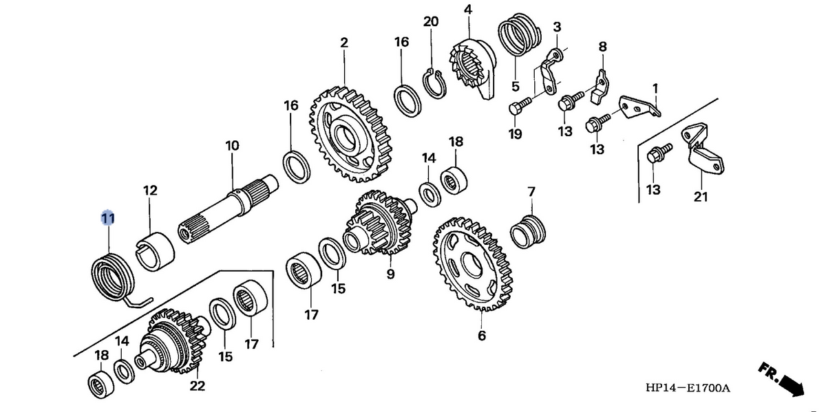 Honda OEM part 28261-HP1-840