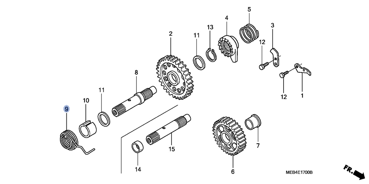 Honda OEM part 28261-MEB-670