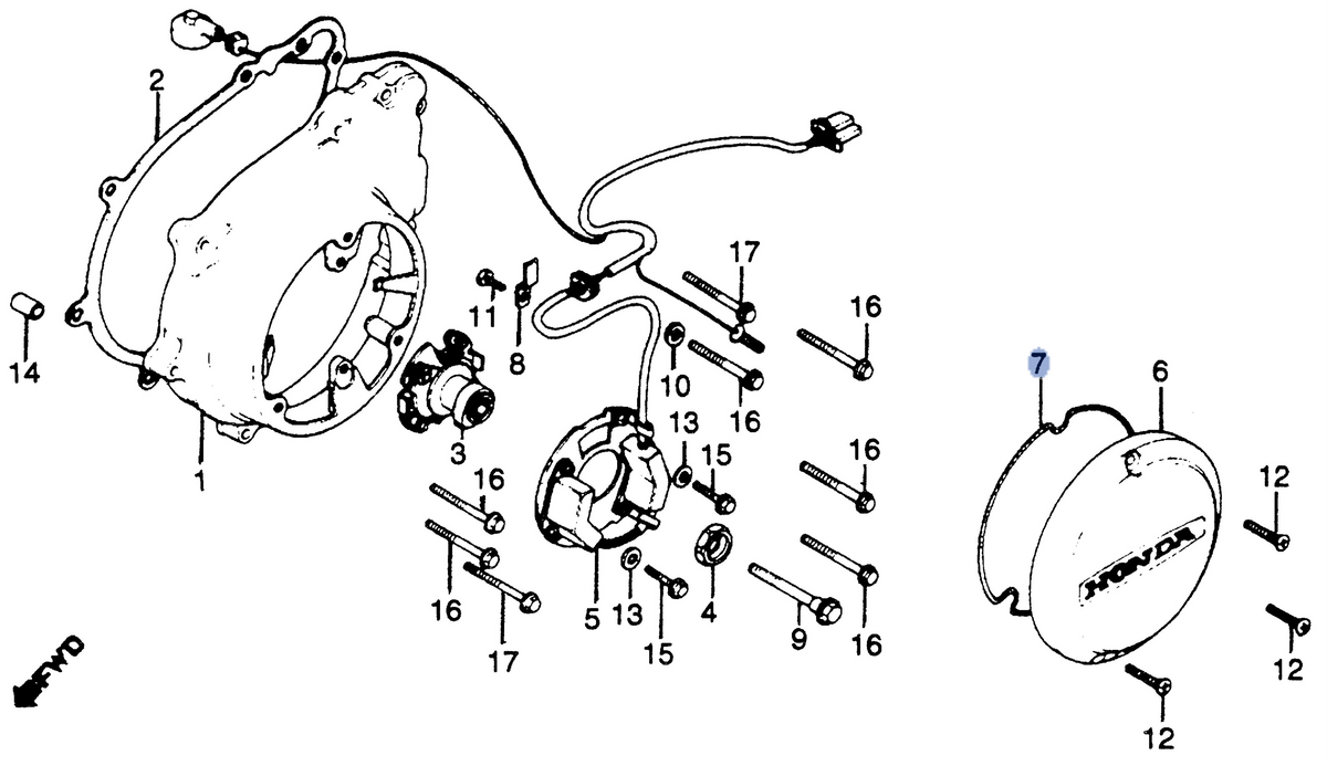 Honda OEM part 30372-425-000