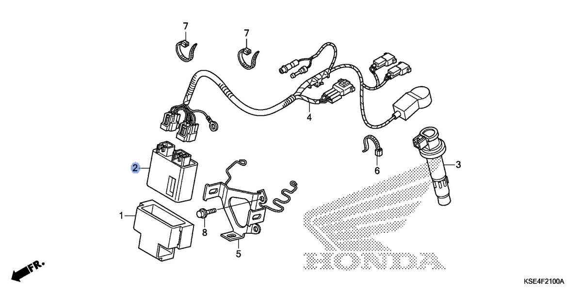Honda OEM part 30410-KSE-671