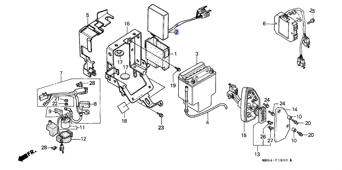 Honda OEM part 30410-MM8-680