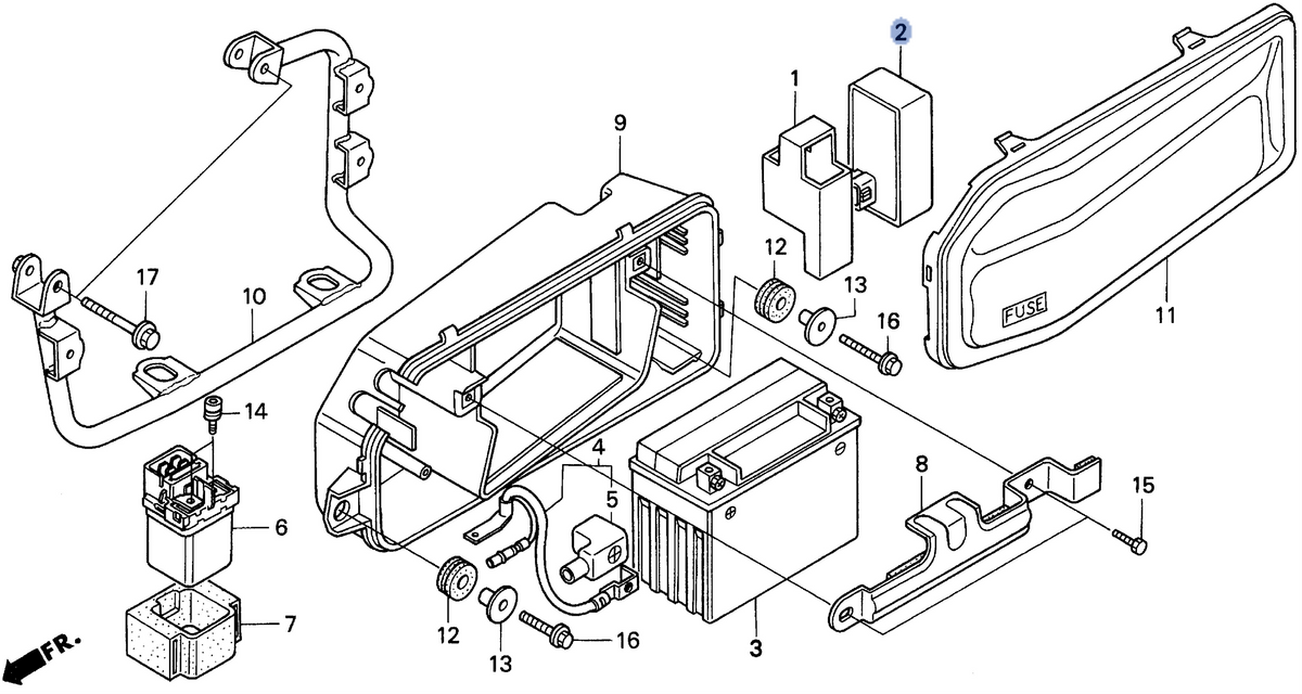 Honda OEM part 30410-MN9-000