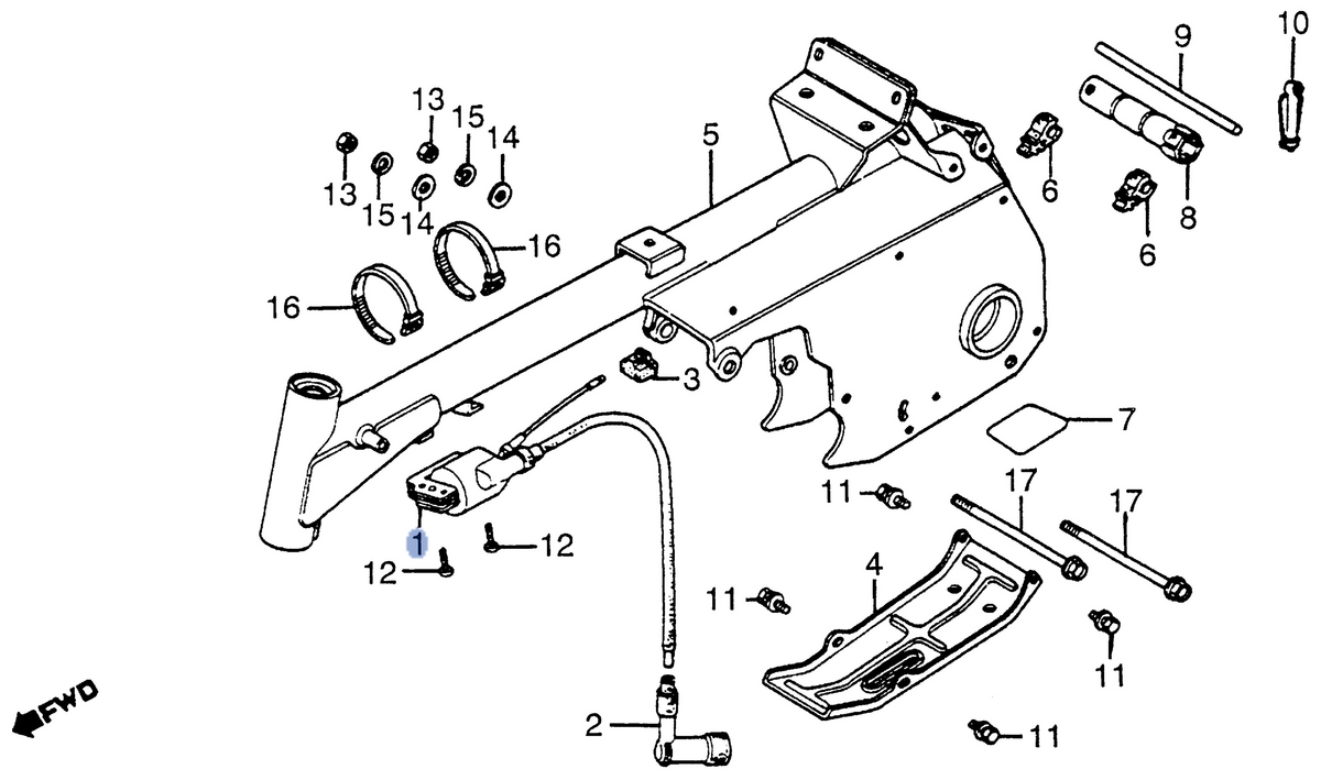 Honda OEM part 30500-957-013