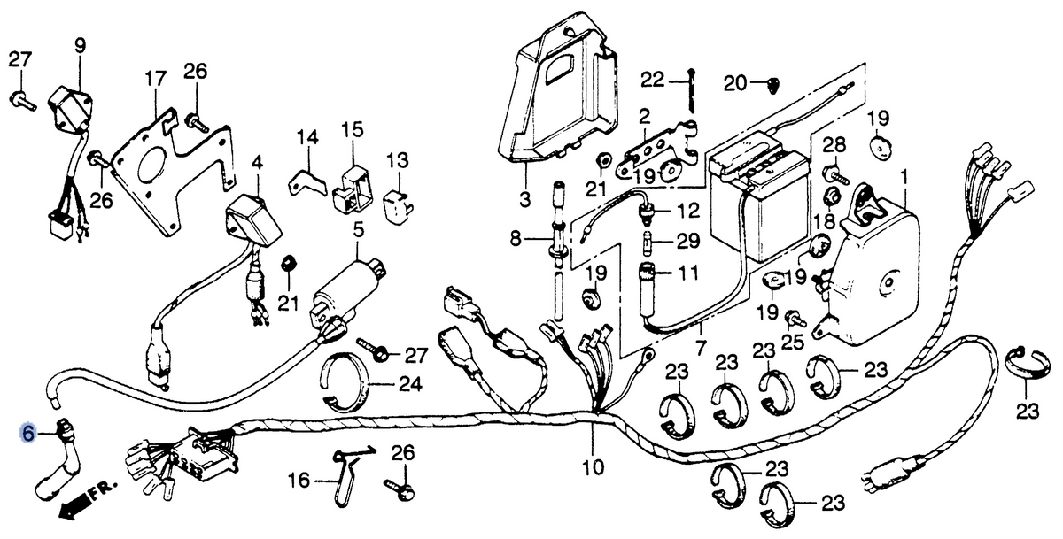 Honda OEM part 30700-GAR-000