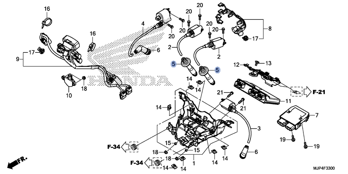 Honda OEM part 30700-HL4-A01