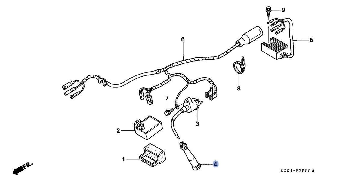 Honda OEM part 30700-KCZ-000