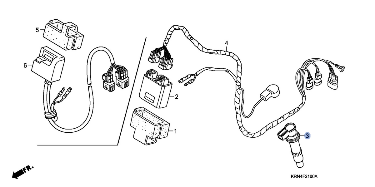 Honda OEM part 30700-KRN-670