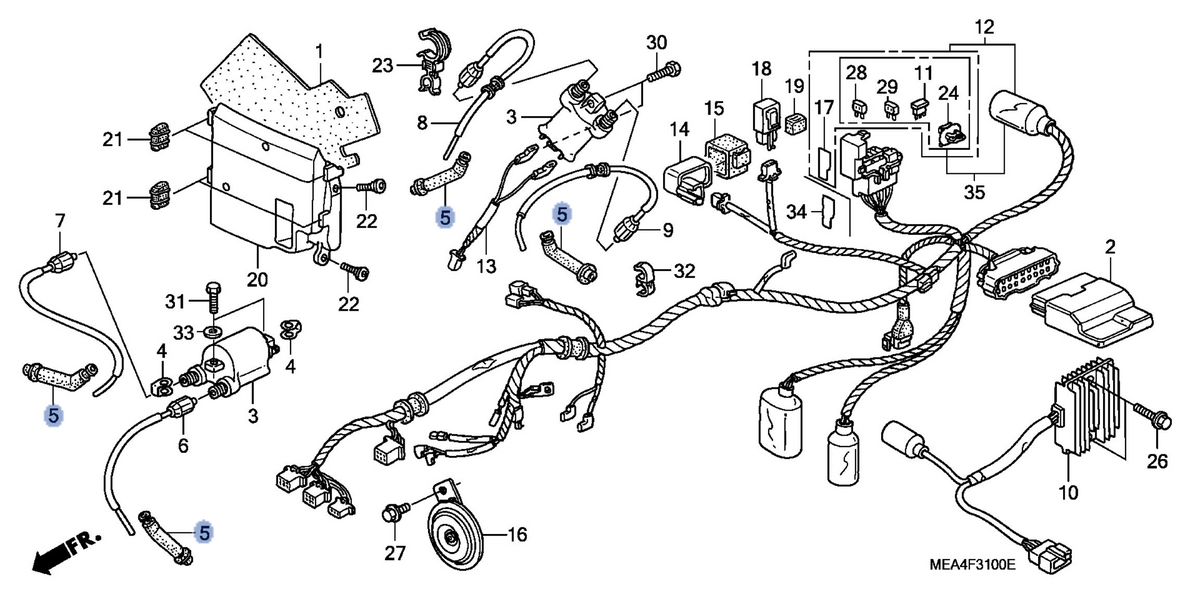 Honda OEM part 30700-MEA-671