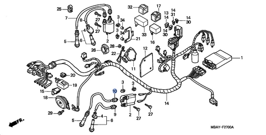 Honda OEM part 30751-MBA-611