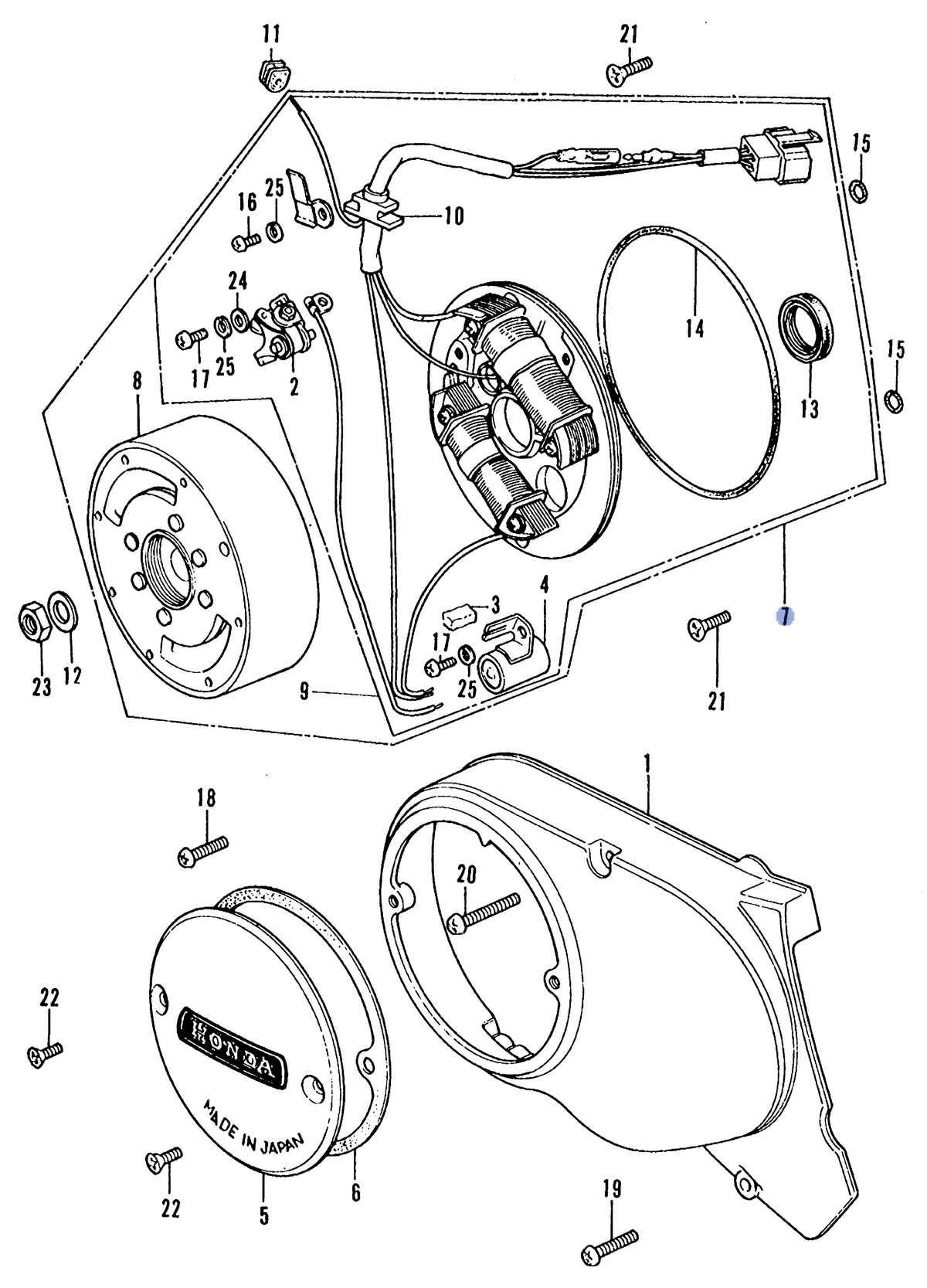 Honda OEM part 31100-098-731