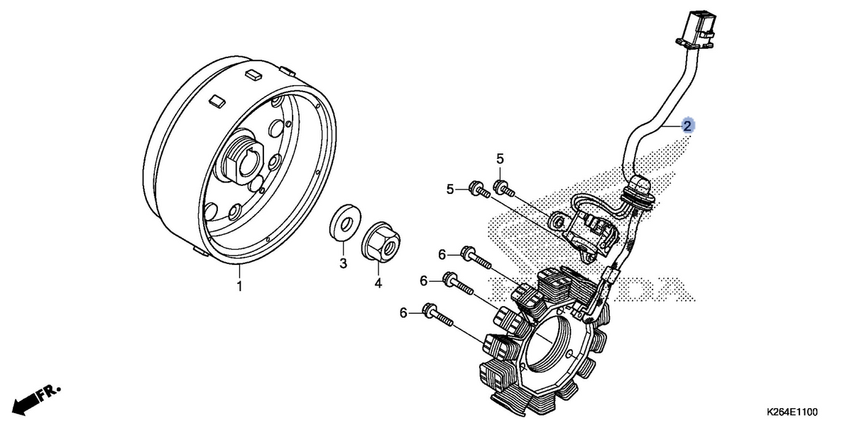 Honda OEM part 31120-K26-901