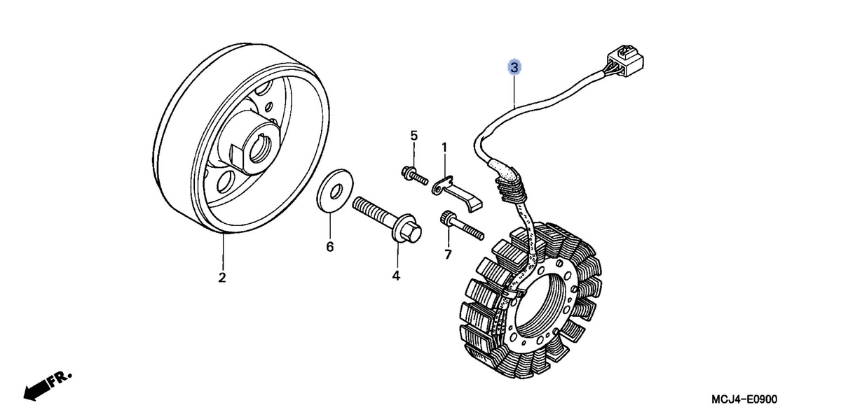 Honda OEM part 31120-MCJ-751