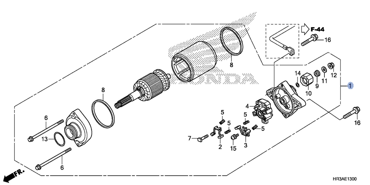 Honda OEM part 31200-HR0-F01