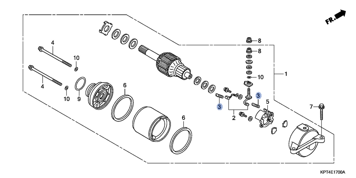 Honda OEM part 31204-KG8-004