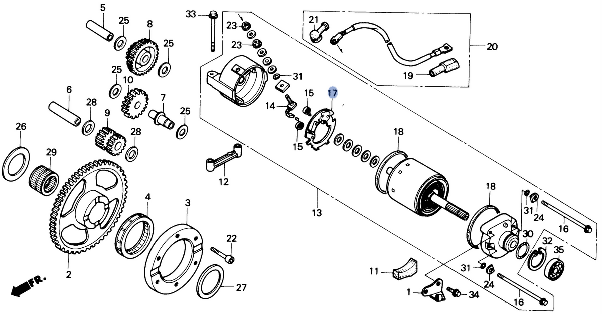 Honda OEM part 31206-MN4-008