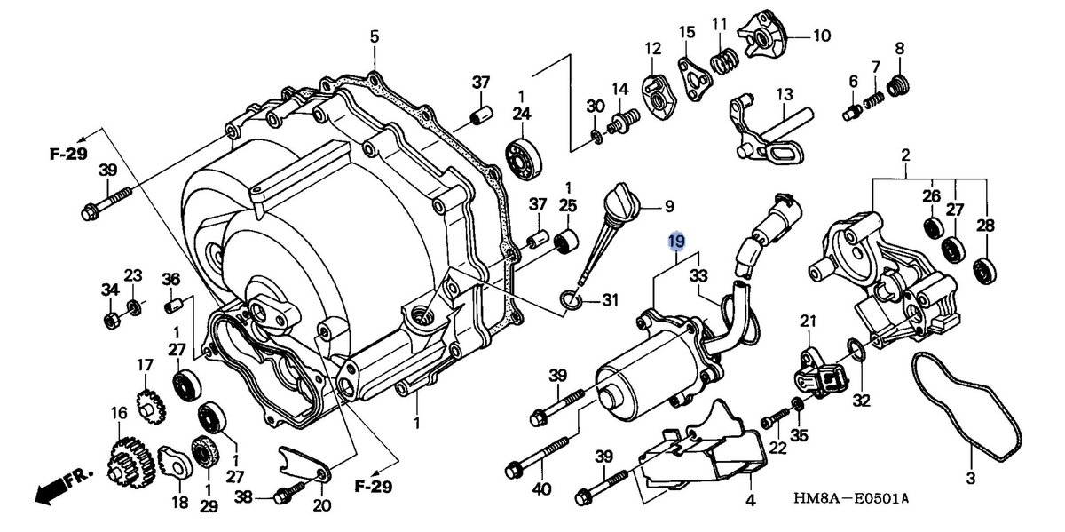 Honda OEM part 31300-HM8-A51