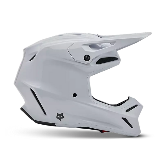 V3 RS Carbon Solid Helmet WHITE