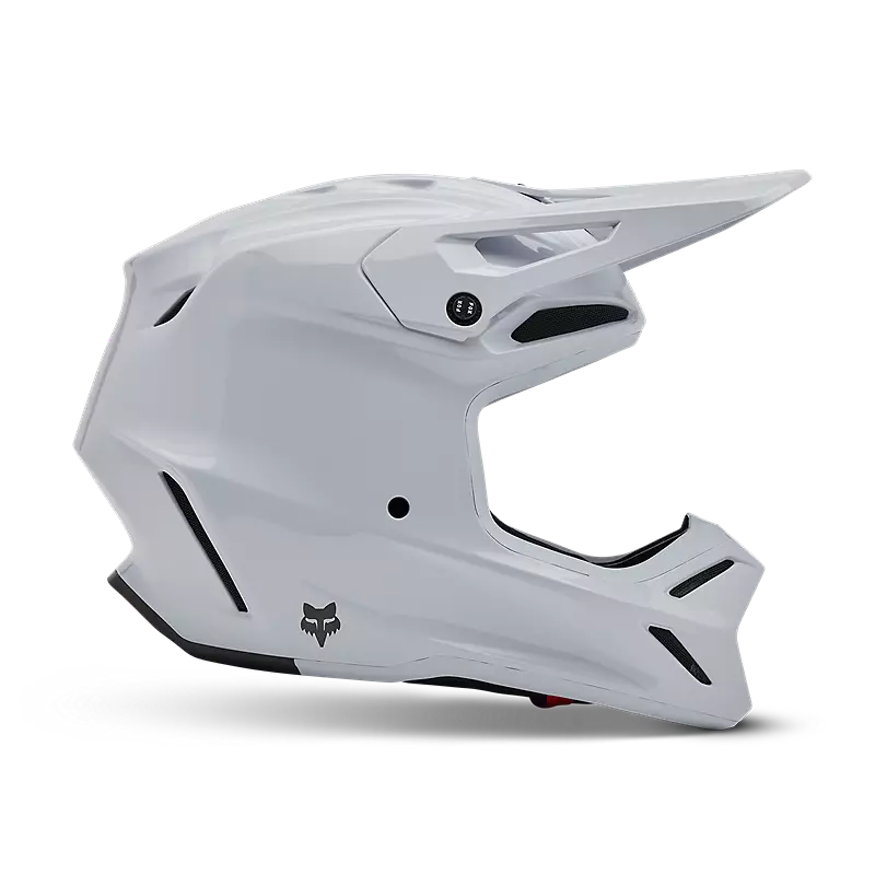 V3 RS Carbon Solid Helmet WHITE