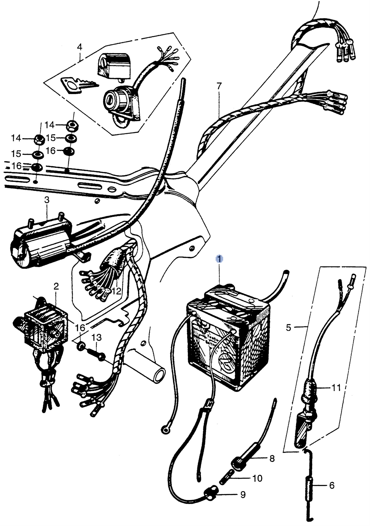 Honda OEM part 31500-102-701