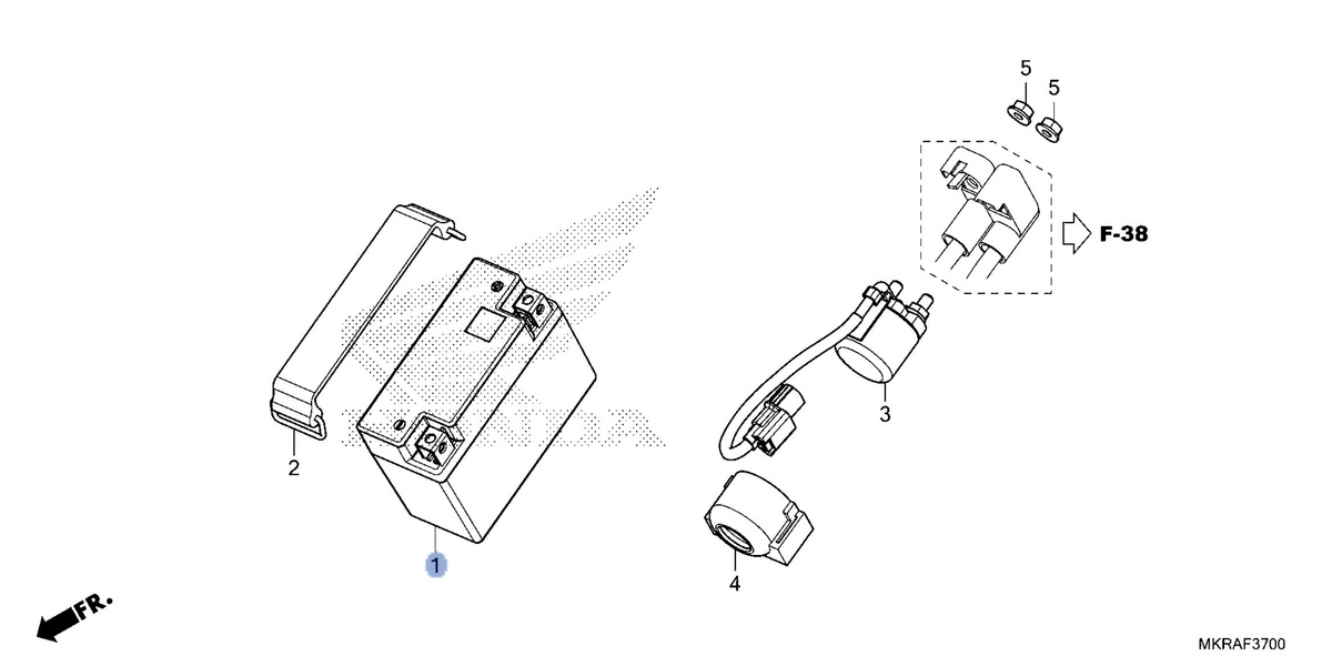 Honda OEM part 31500-K95-AE3