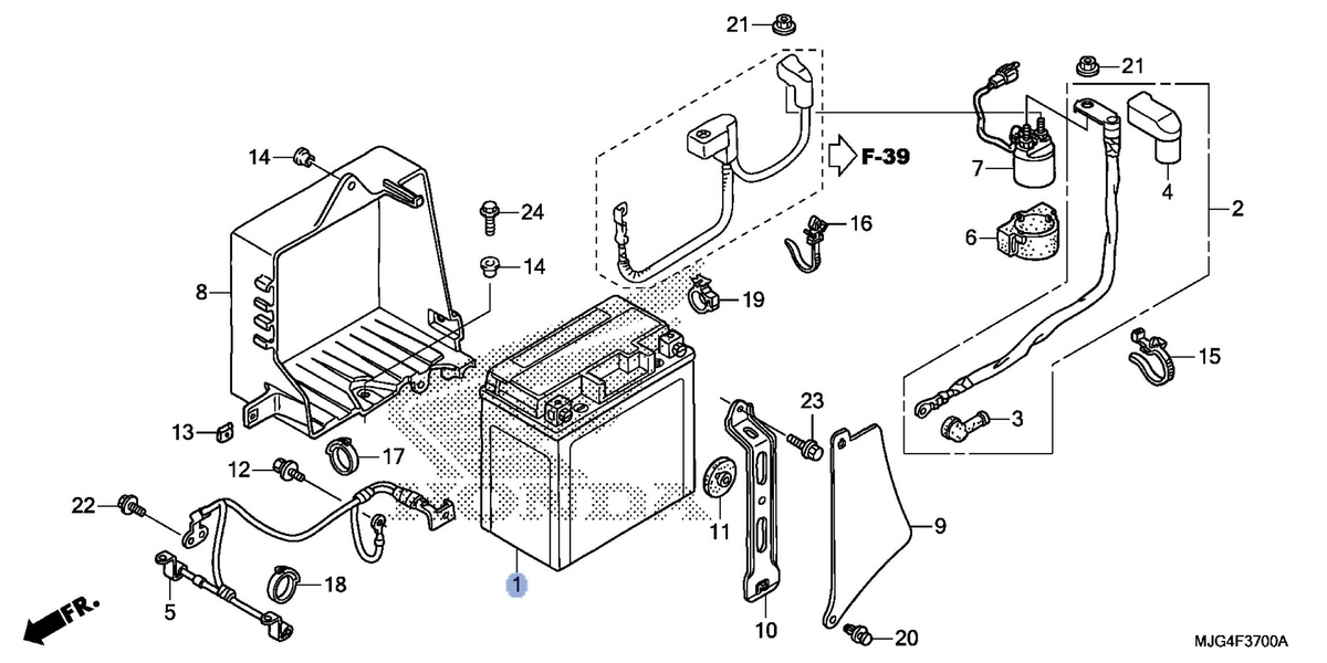 Honda OEM part 31500-MCA-R31AH