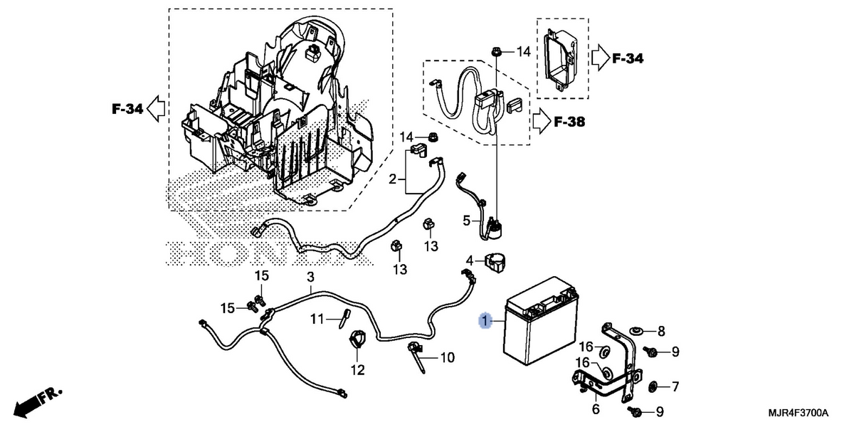 Honda OEM part 31500-MCA-R32
