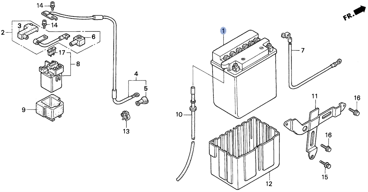 Honda OEM part 31500-MW3-720