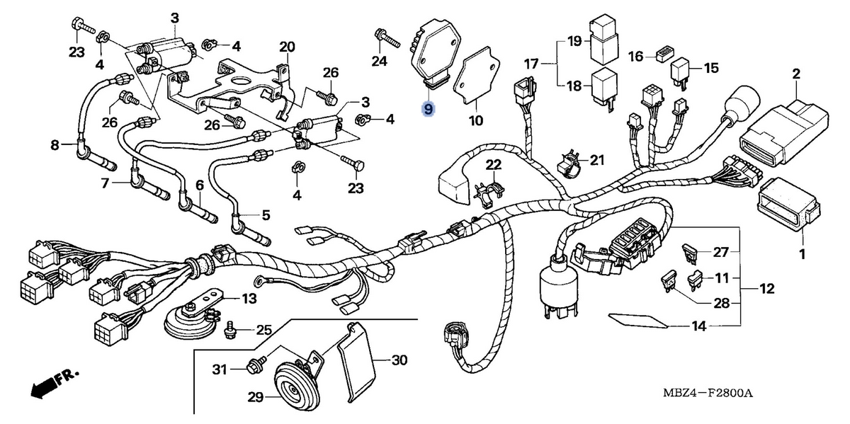 Honda OEM part 31600-KFG-861