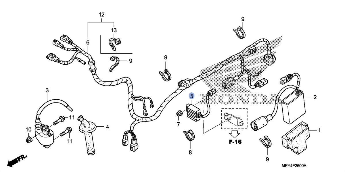 Honda OEM part 31600-MEY-671