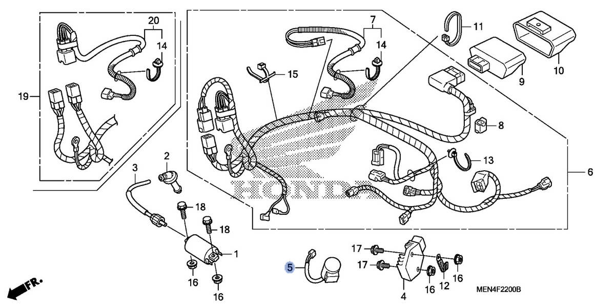 Honda OEM part 31700-MEN-A31